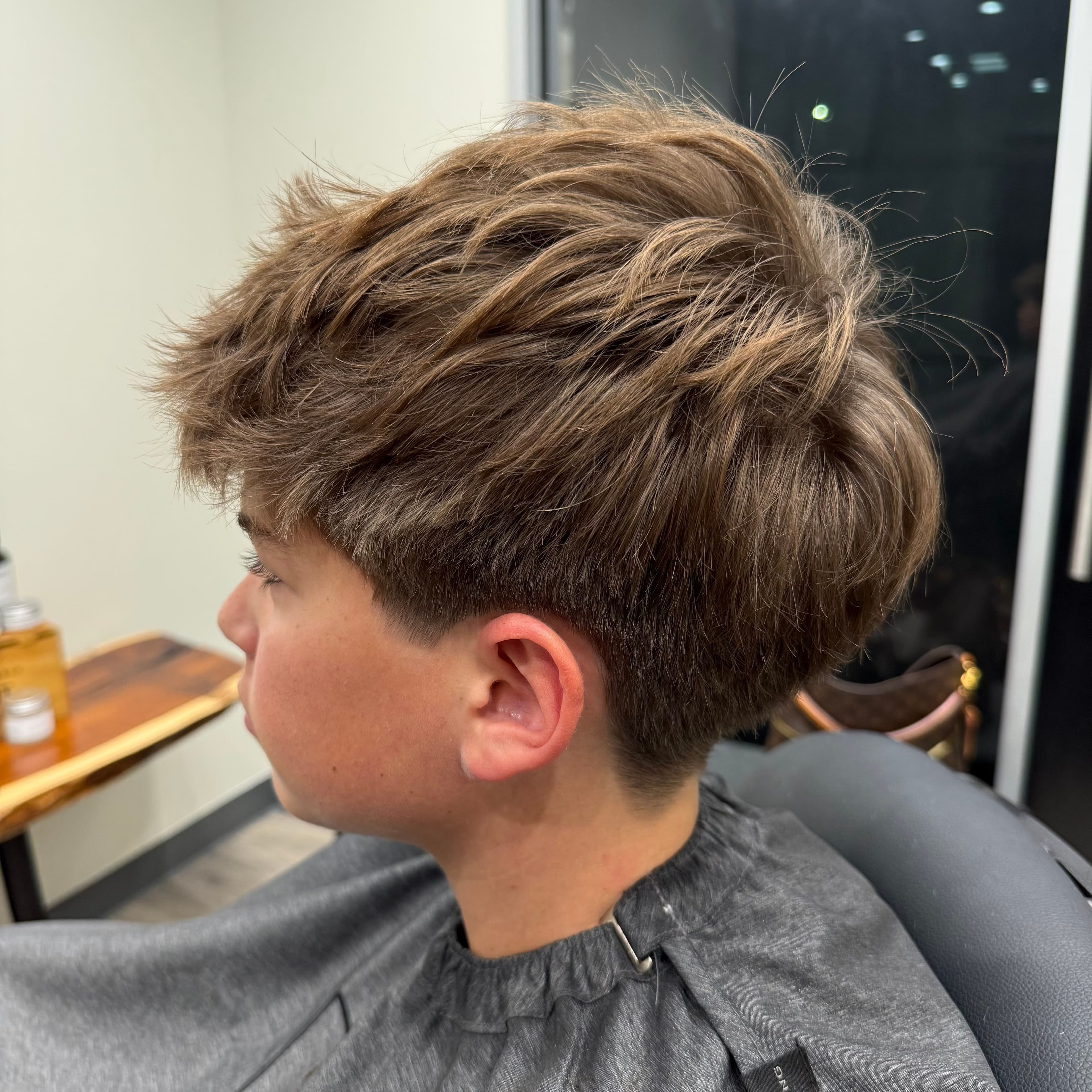 Clean haircut finish